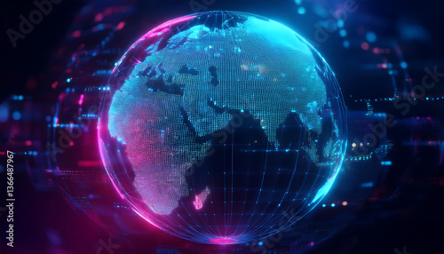 Wallpaper Mural abstract background with earth Torontodigital.ca