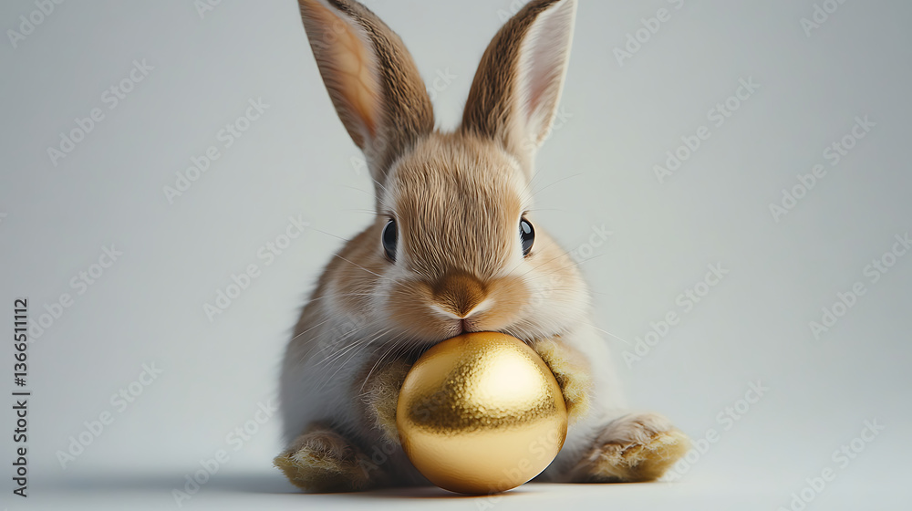 Fototapeta premium Easter Eggs Bunny Decoration