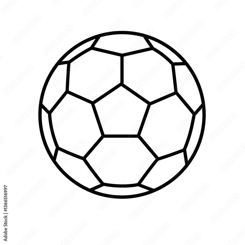 Outline Soccer Ball Icon, Simple Line Style, Transparent Background, Sport Symbol, UI/UX & Web Design Outline Soccer Ball Icon, Simple Line Style, Transparent Background, Sport Symbol, UI/UX & Web Design
