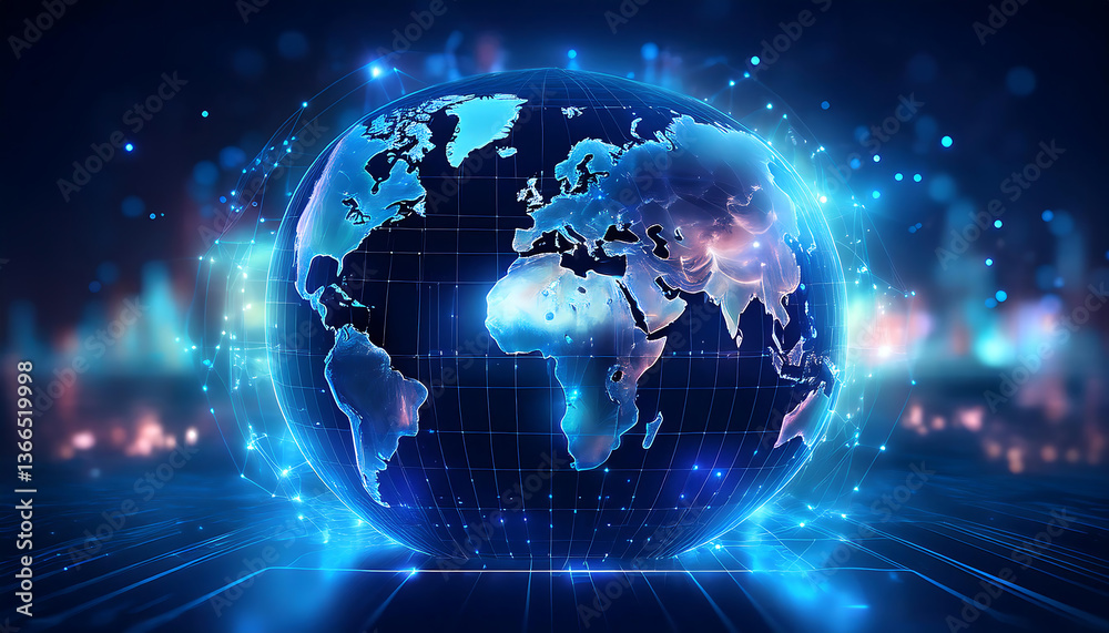 Obraz premium abstract background with earth