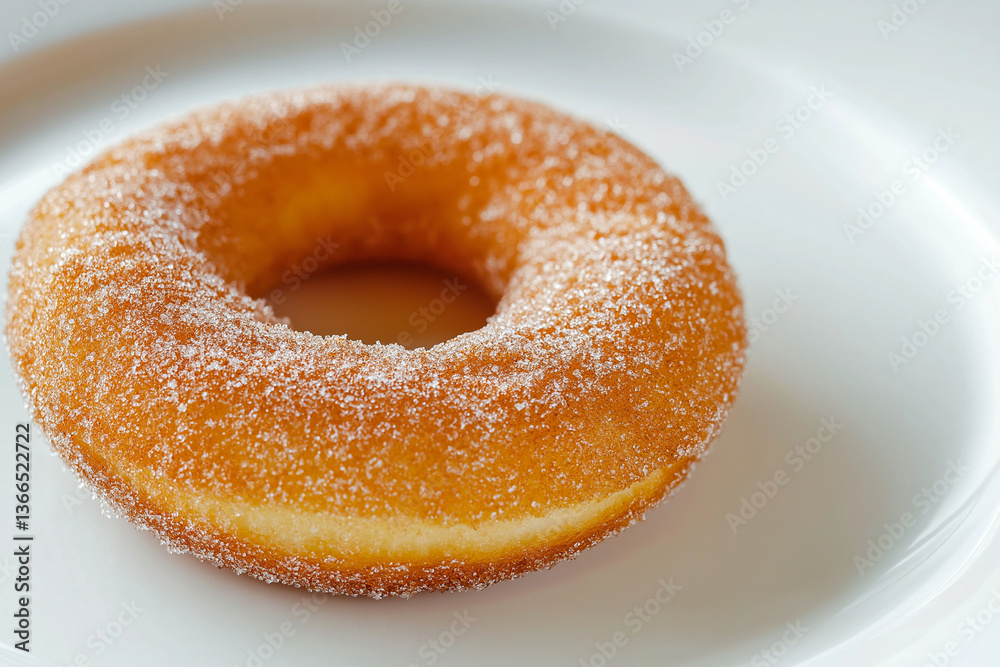 Churro Donut, Cinnamon Sugar, Warm Light Churro Donut, Cinnamon Sugar, Warm Light