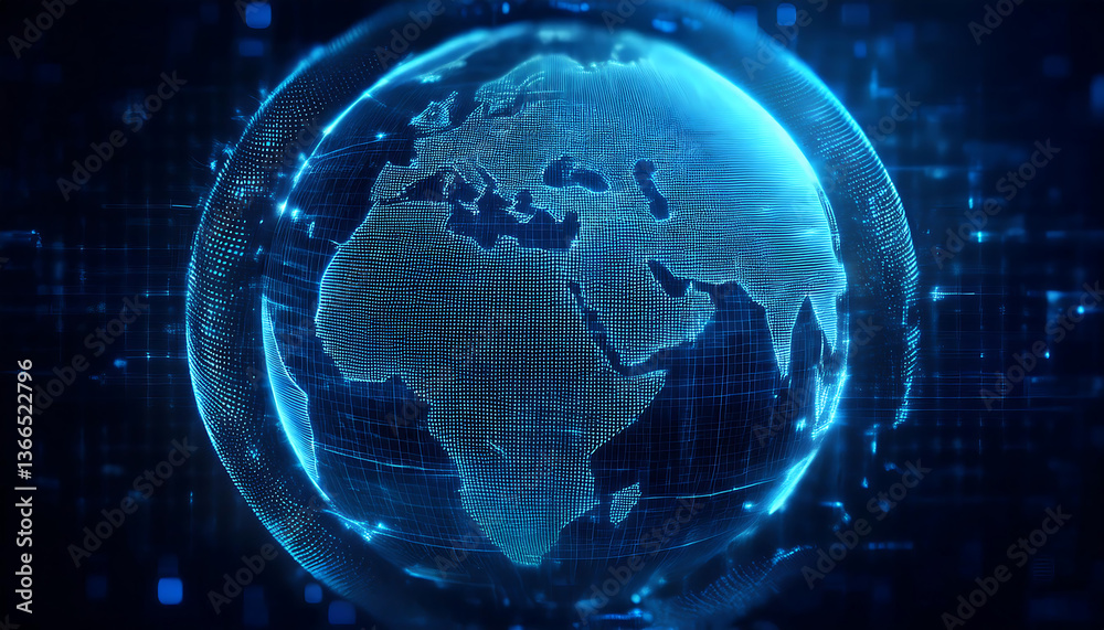 Fototapeta premium abstract background with earth