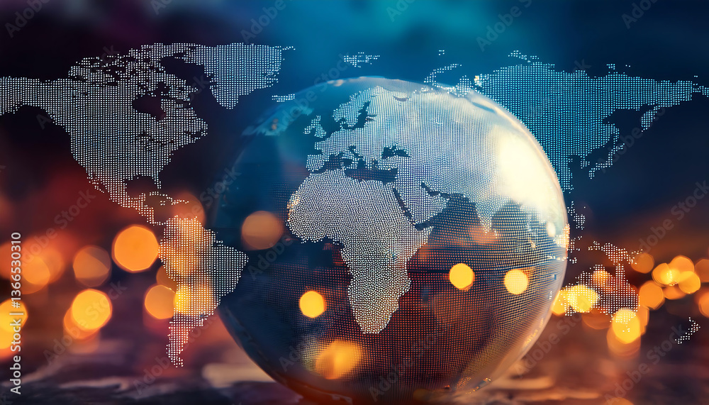 Obraz premium abstract background with earth