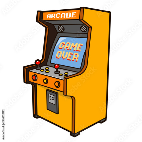 illustration of an arcade machine