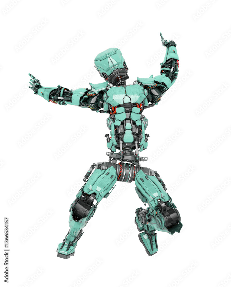 robot soldier is falling down robot soldier is falling down