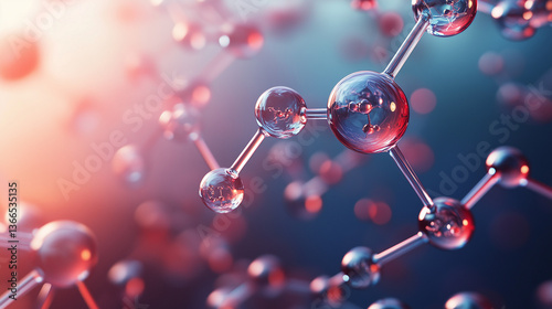 3d render of molecule