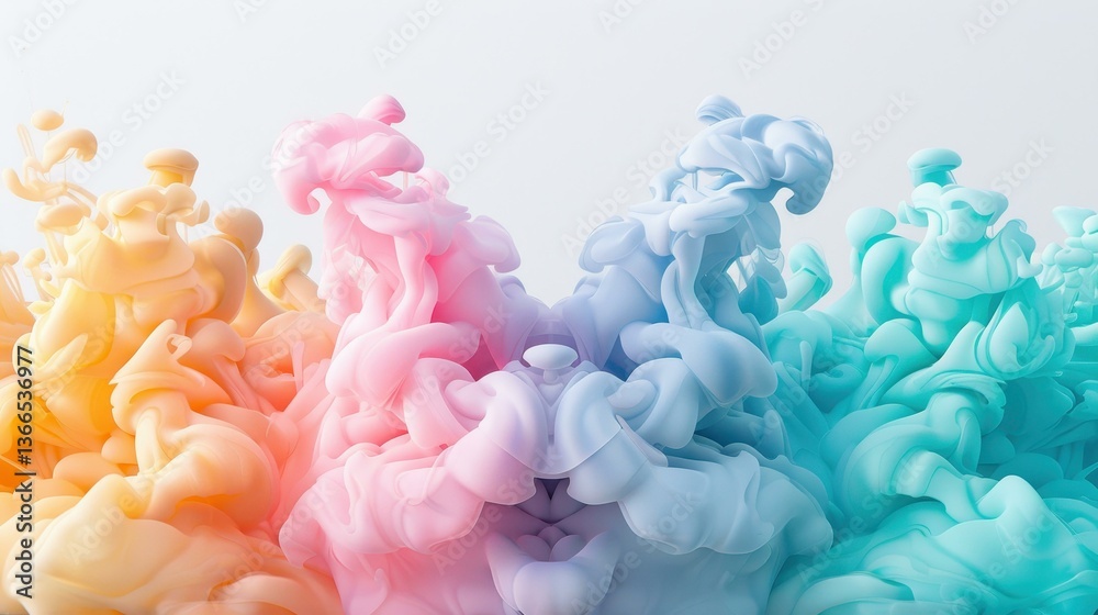 Fototapeta premium Explore how colors convey trends and insights, enhanced by digital tools and AI for a vibrant analysis experience.