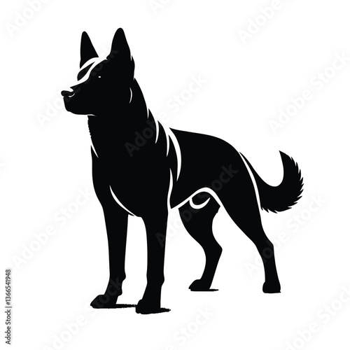 Guard Dog Silhouette