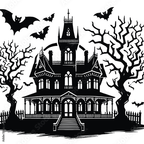 Haunted Mansion Silhouette