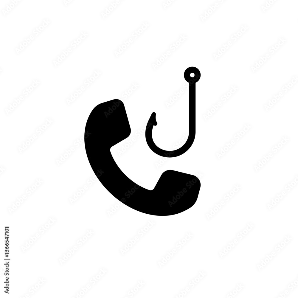 Black telephone icon designed in a simple style, symbolizing communication and connection in telecom. Black telephone icon designed in a simple style, symbolizing communication and connection in telecom.