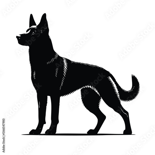 Police K9 Training Stance