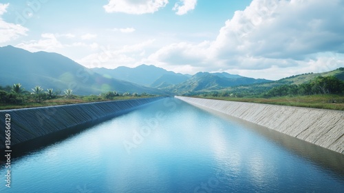 An AI powered system enhancing water management by analyzing water usage data, AI-assisted resource allocation, and real-time water flow tracking for more efficient water conservation