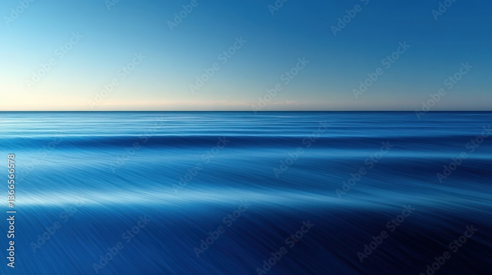 Obraz premium Tranquil Ocean Horizon