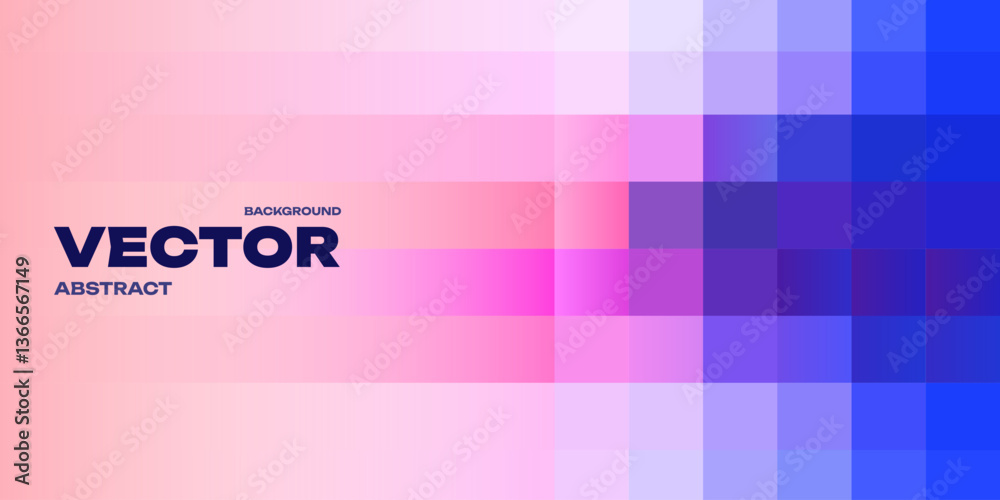 Obraz premium Abstract Colorful Pixelated Vector Background 