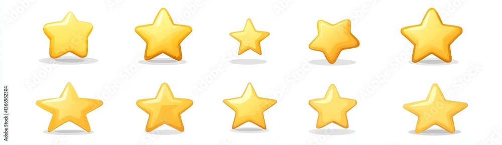 Yellow Star Rating Variations Yellow Star Rating Variations