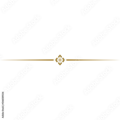 Thai Art traditional asian luxury line art, Thai Pattern flat illustration png