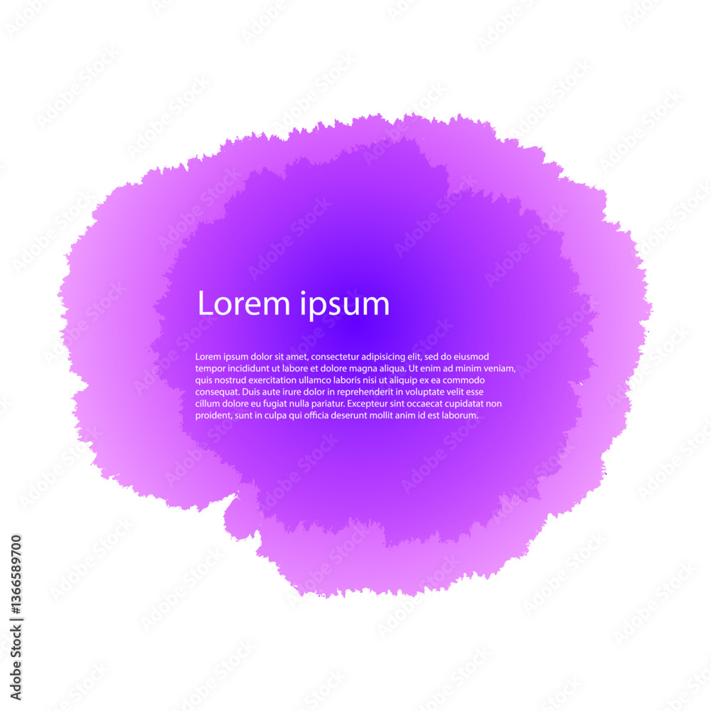 Abstract Purple Paint Splatter Background