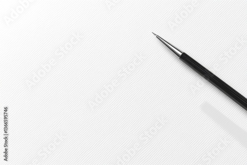 Wallpaper Mural Black pen on white textured paper Torontodigital.ca