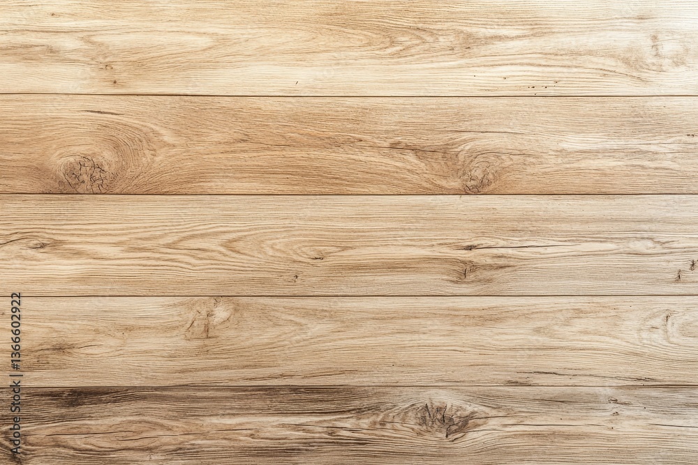 Fototapeta premium Light Beige Wood Plank Flooring Texture