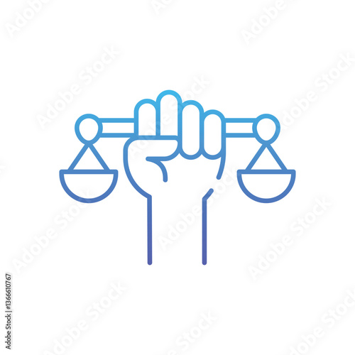 Civil Rights Vector icon