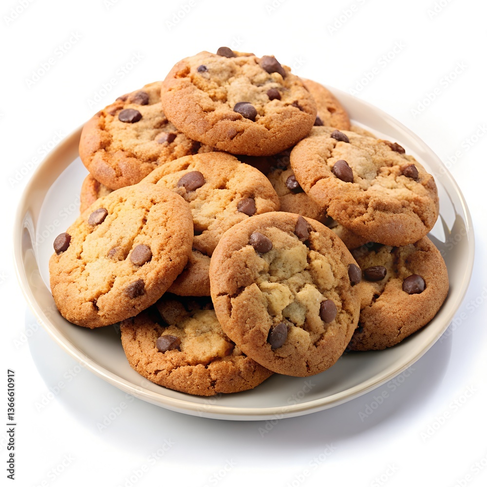 Cookies isolated on white background Cookies isolated on white background