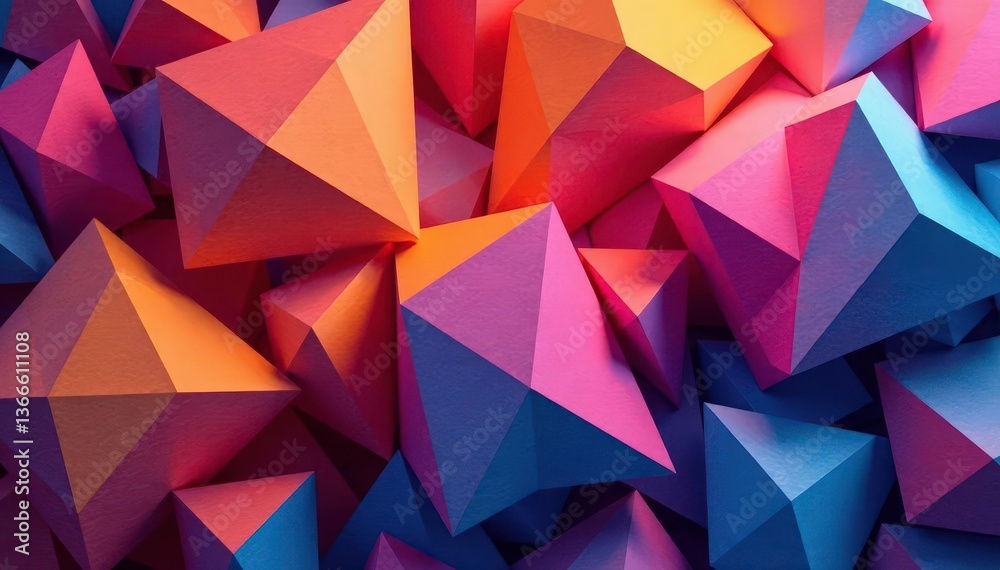 Abstract geometric shapes repeat, creating a visual rhythm , background, texture