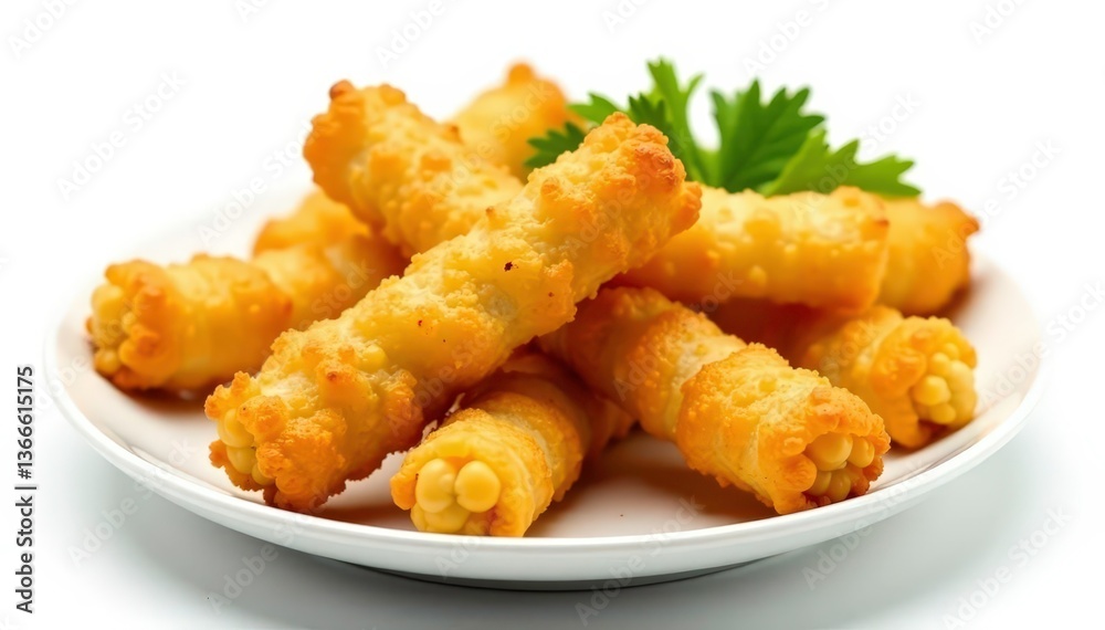 Assorted tempura, golden brown against stark white , delicious, tasty, snack Assorted tempura, golden brown against stark white , delicious, tasty, snack