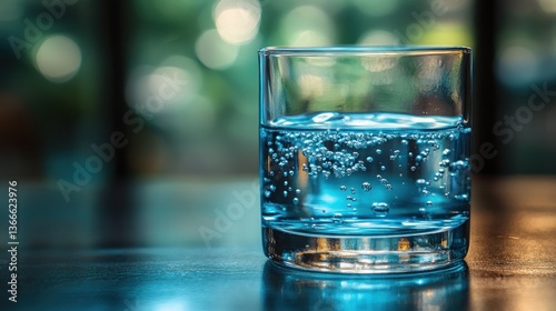 Wallpaper Mural Refreshing Sparkling Water in a Glass Torontodigital.ca