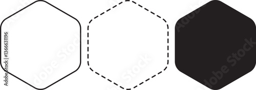 round hexagolal frame