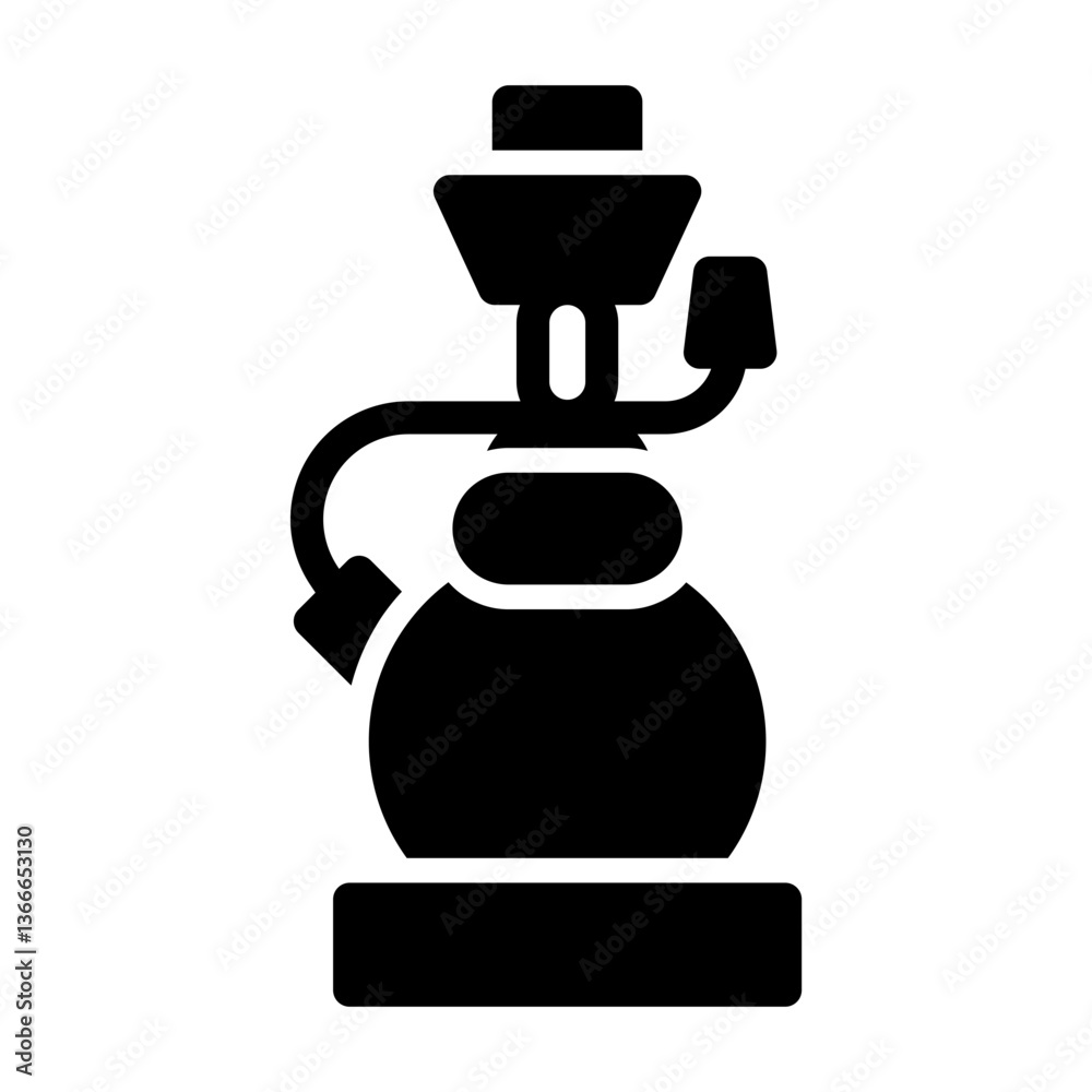 Obraz premium shisha Solid icon