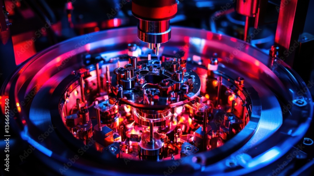 A robotic arm in a cutting edge nanotechnology lab, assembling self-healing polymer materials for futuristic medical applications, Nano-tech style A robotic arm in a cutting edge nanotechnology lab, assembling self-healing polymer materials for futuristic medical applications, Nano-tech style