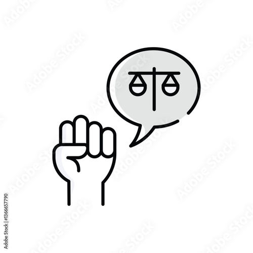 Activism  Vector icon