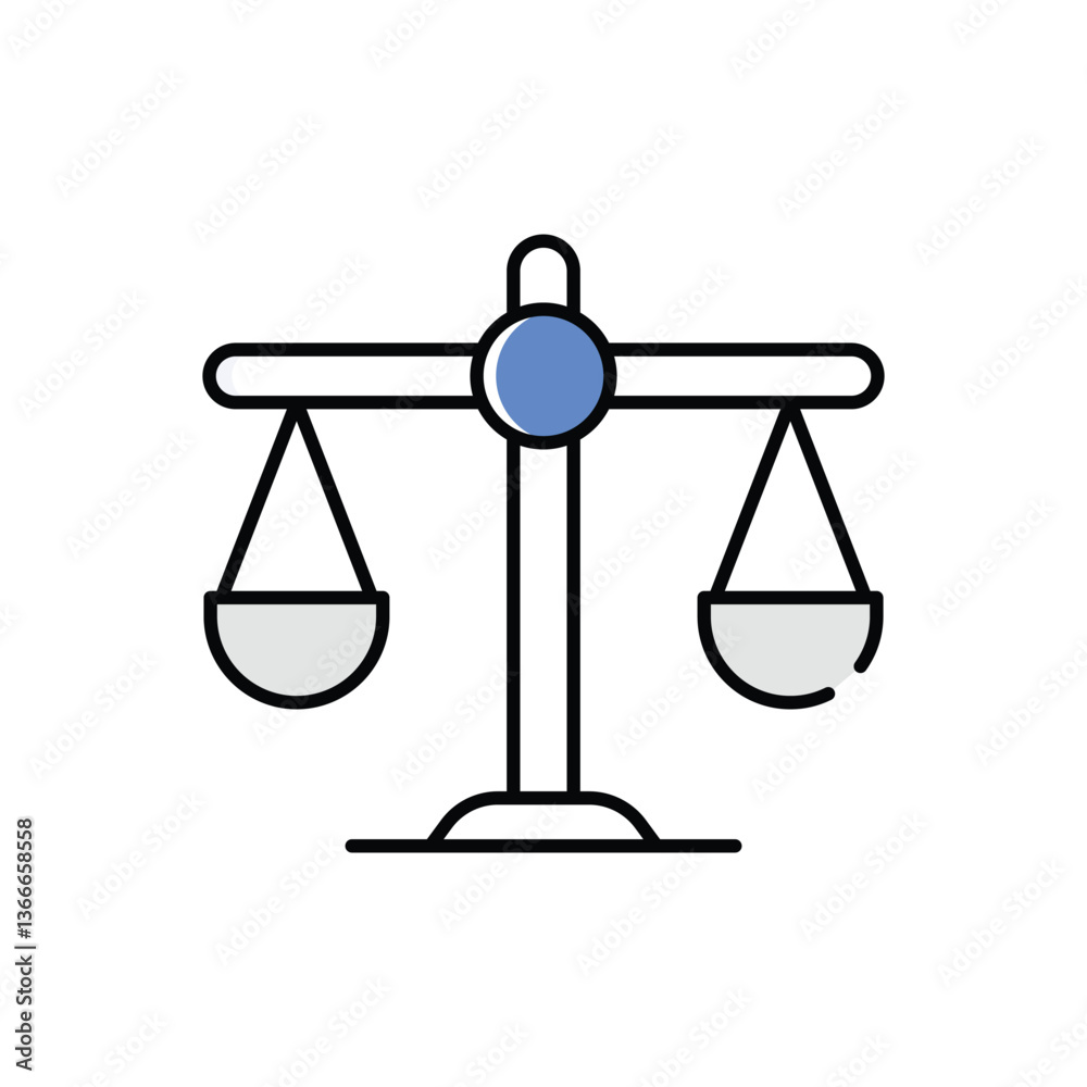 Justice Vector icon Justice Vector icon