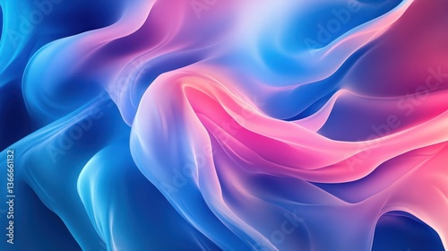 Abstract swirling colorful fabric textures, vibrant colors, dynamic design,  background