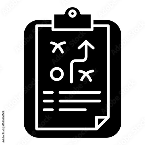 Planning icon glyph