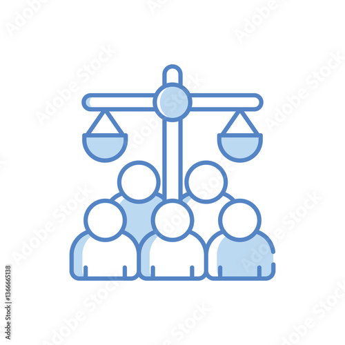 Social Justice Vector icon