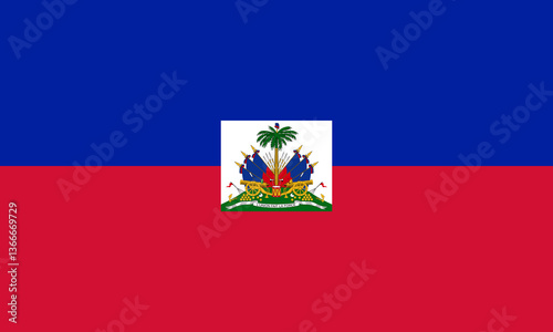 National flag of Haiti displayed with pride during a cultural celebration in an open area Free Download National flag of Haiti displayed with pride during a cultural celebration in an open area - GFXLoad