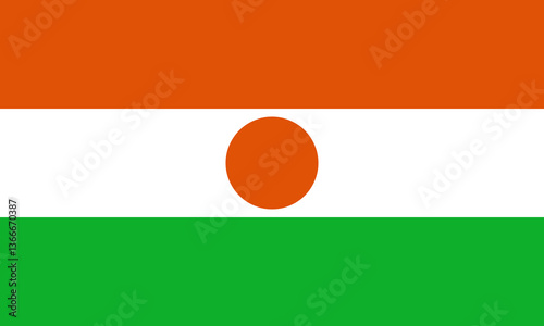 Free Download Flag of Niger displayed with distinct colors and symbols representing the nation’s identity and culture - GFXLoad