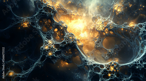 abstract representation of a deadly virus