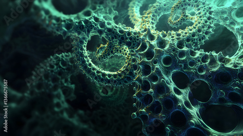 abstract representation of a deadly virus