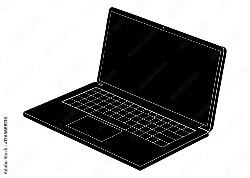 Modern Laptop Vector Illustration - Clipart, Line Art & Cartoon Graphics, High-quality modern laptop vector illustration, perfect for clipart, line art, and digital designs. Modern Laptop Vector Illustration - Clipart, Line Art & Cartoon Graphics, High-quality modern laptop vector illustration, perfect for clipart, line art, and digital designs.