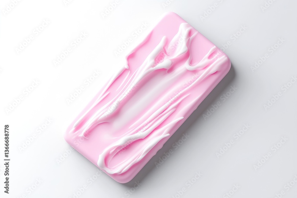 Pink and white phone case, textured design Pink and white phone case, textured design