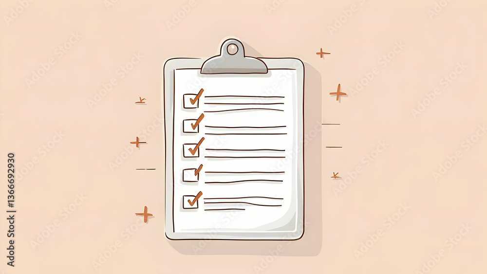 Quality Rating: Clipboard Checklist with Stars Quality Rating: Clipboard Checklist with Stars