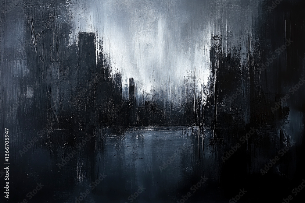 Obraz premium With Irregular Scratches and Patterns a Dark, Textured Surface