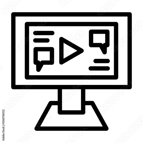 comments Line Icon