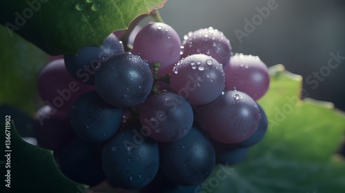 Wallpaper Mural bunch of grapes Torontodigital.ca