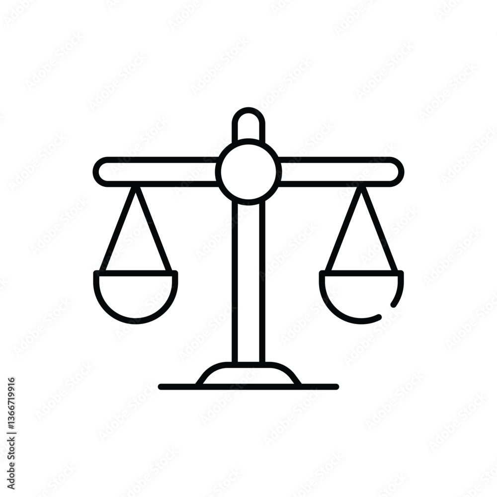 Justice Vector icon Justice Vector icon