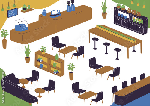 カフェの風景