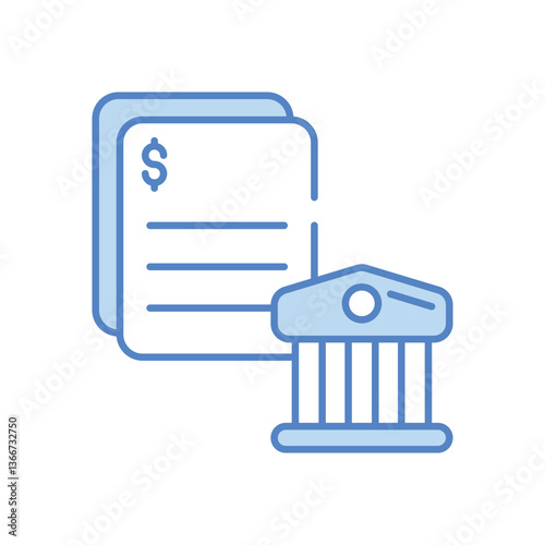 Statment vector icon stock illustration