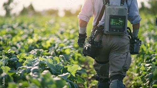 Ai-powered exoskeleton enhances farming efficiency in agricultural showcase
